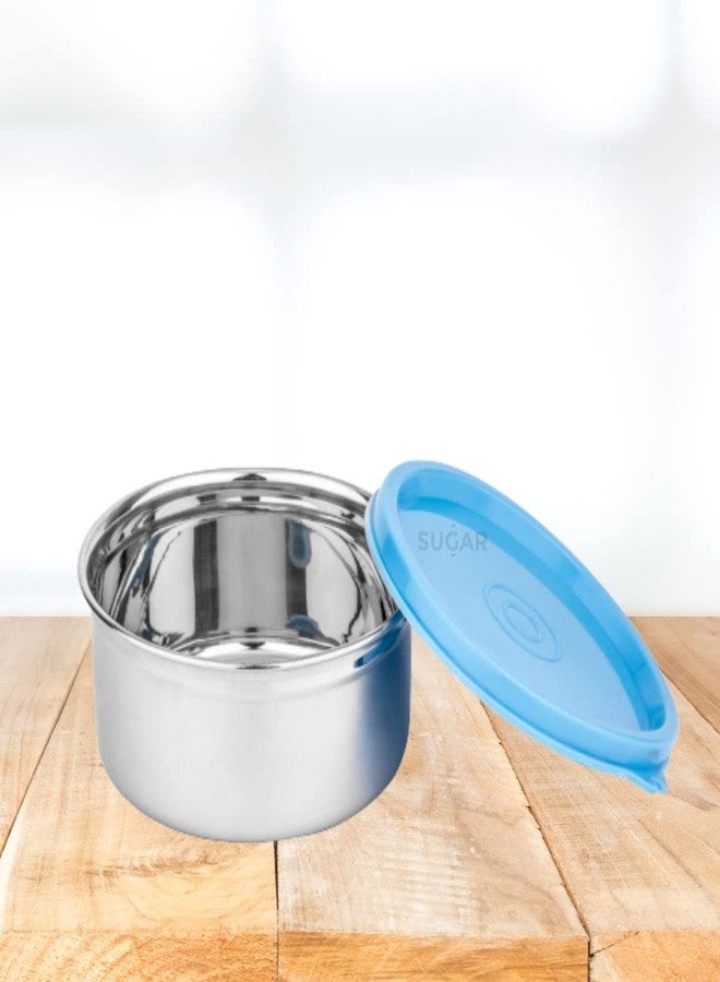 SUGAR Homeware Stainless Steel Lunch Box/Tiffin Carrier/Lunch Carrier/Tiffin Box/Tiffin for School, Office and Gifting (400 ml, Set of 1, Assorted) - Image 1